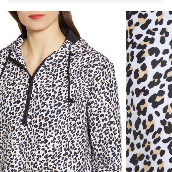 Vigoss leopard print quarter zip rain coat - Picture 4 of 7